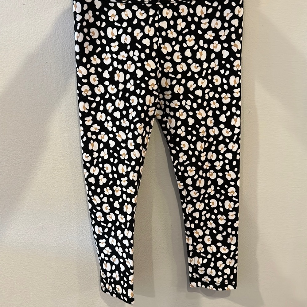 Jamie and Jack 4T leopard leggings. Brand New!